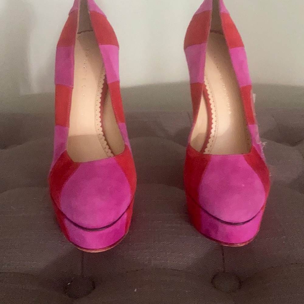 Pink & Red Charlotte Olympia